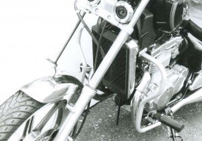 Engine protection bar - chrome for Kawasaki EN 500 until 1995