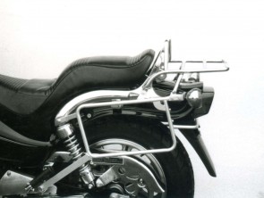 Side- and Topcasecarrierset – chrome for Kawasaki EN 500 until 1995