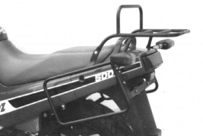 Side- and Topcasecarrierset – black for Kawasaki GPZ 500 S until 1993