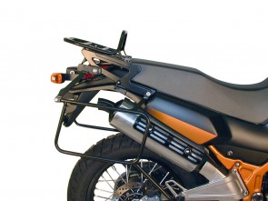 Sidecarrier permanent mounted - black for Kawasaki KLE 500