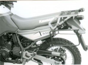 Sidecarrier permanent mounted - black for Kawasaki KLR 650 Tengai