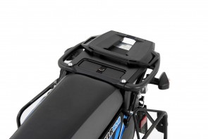 Tube Topcasecarrier – black for Kawasaki KLR 650 Export-Modell from 2008