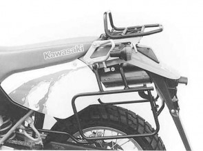 Sidecarrier permanent mounted - black for Kawasaki KLX 650