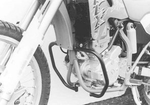 Engine protection bar - black for Kawasaki KLX 650