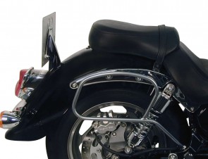 Saddlebag tube-carrier for leatherbags - chrome for Kawasaki VN 1600 Classic