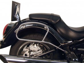 Saddlebag tube-carrier for leatherbags - chrome for Kawasaki VN 2000