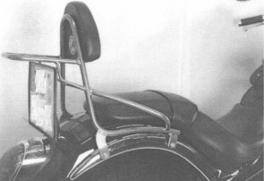 Sissybar without rearrack for Kawasaki VN 2000