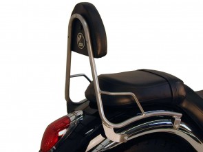 Sissybar without rearrack - chrome for Kawasaki VN 900 Classic / 900 Custom / Vulcan