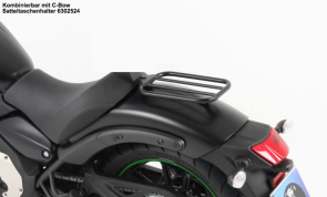 Solorack without backrest - black for Kawasaki Vulcan S