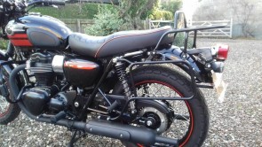 Side- and Topcasecarrierset – black for Kawasaki W 650 (1999-2006) / W 800 (2011-2016)
