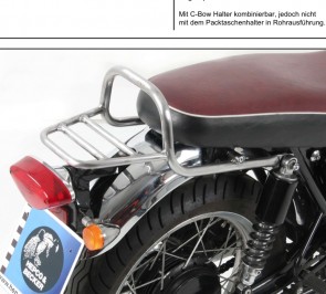 Tube Topcasecarrier – chrome for Kawasaki W 650 (1999-2006) / W 800 (2011-2016)
