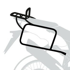 Side- and Topcasecarrierset – chrome for Kawasaki Z 1 R/79 *sale*