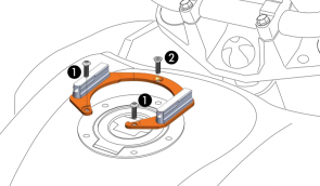Tankring Lock-it for Kawasaki Z 1000 SX (2015-2016)