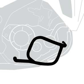 Engine protection bar - chrome for Kawasaki Z 1300 (1979-1989)