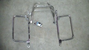 Side- and Topcasecarrierset – chrome for Kawasaki Z 1300
