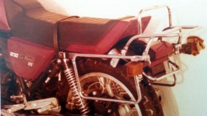 Side- and Topcasecarrierset – chrome for Moto Guzzi 850 Le Mans III