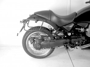 Saddlebag tube-carrier for leatherbags - chrome for Moto Guzzi C 940 Bellagio / Bellagio Aquilia Nera