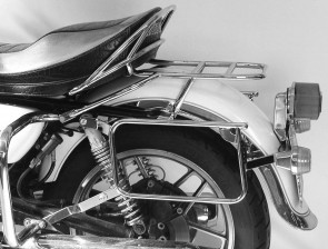 Tube Topcasecarrier – chrome for Moto Guzzi California 1000 II until 1985