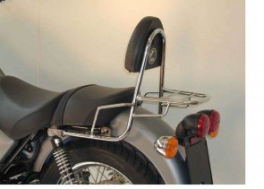 Sissybar with rearrack for Moto Guzzi California Stone