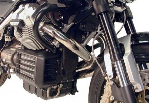 Engine protection bar - black for Moto Guzzi Griso 850 / 1100 / 1200