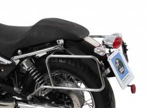 Sidecarrier permanent mounted - chrome for Moto Guzzi Nevada 750 Anniversario from 2010