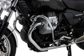 Engine protection bar - chrome for Moto Guzzi Nevada 750 Anniversario from 2010
