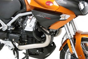 Engine protection bar - black for Moto Guzzi Stelvio / NTX 1200 (2008-2016)