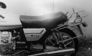 Side- and Topcasecarrierset – chrome for Moto Guzzi V 50 / V 50 II / III