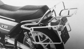 Side- and Topcasecarrierset – chrome for Moto Guzzi V 65
