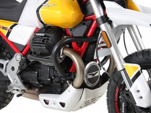 Engine protection bar - black for Moto Guzzi V85 TT (2019-)