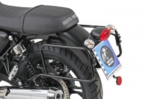 Sidecarrier permanent mounted - black for Moto Guzzi V 7 Classic / Special