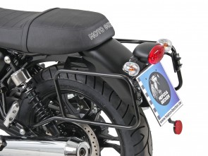Sidecarrier permanent mounted - black for Moto Guzzi V 7 II Classic from 2015