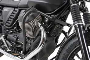 Engine protection bar - black for Moto Guzzi V 7 II Classic from 2015