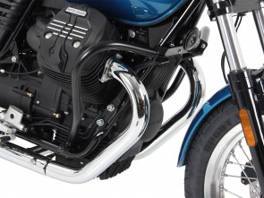 Engine protection bar - black for Moto Guzzi V 7 III stone/ special/Anniversario/Racer from 2017