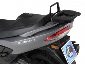 Alurack topcasecarrier – black for Suzuki Burgman 400 from 2017