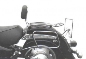 Saddlebag tube-carrier for leatherbags - chrome for Suzuki VL 1500 Intruder