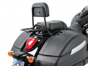 Sissybar with rearrack - black for Suzuki C1500T Intruder from 2013