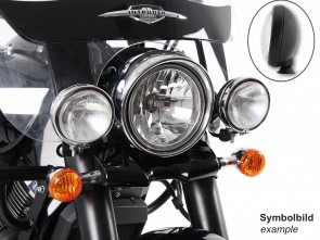 Twinlight-Set - black bracket for Suzuki Suzuki C1500T Intruder from 2013
