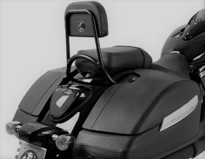 Sissybar without rearrack - black for Suzuki C1500T Intruder from 2013