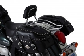 Solorack with backrest for Suzuki VL 800 Intruder / LC Volusia / C 800 Intruder/Blac