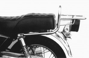 Side- and Topcasecarrierset – chrome for Suzuki GN 125