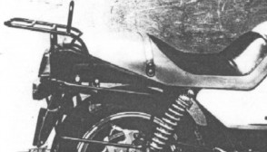 Sidecarrier permanent mounted - black for Suzuki GS 650 Katana