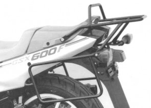 Side- and Topcasecarrierset – black for Suzuki GSX 600 E/F 1987-1997