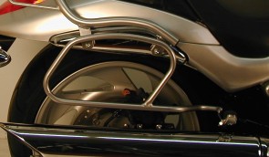 Saddlebag tube-carrier for leatherbags - chrome for Suzuki M 1800 (VZ) R Intruder