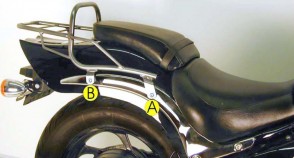 Tube Topcasecarrier – chrome for Suzuki M 800 Intruder until 2009