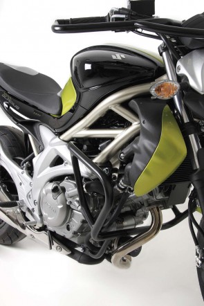 Engine protection bar - black for Suzuki SFV 650 Gladius