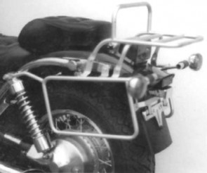 Side- and Topcasecarrierset – chrome for Suzuki VS 1400 Intruder until 1996