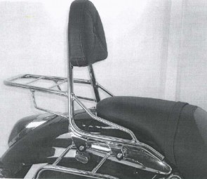Sissybar with rearrack for Suzuki VZ 1600 Marauder/ Intruder M 1600