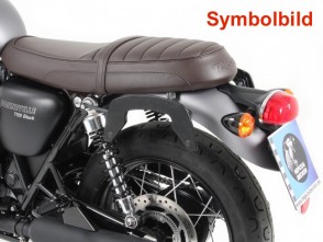 C-Bow sidecarrier - chrome for Triumph Bonneville T 100 / Black from 2017