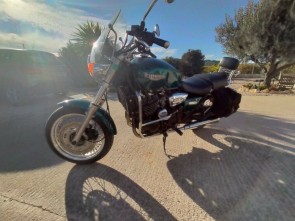 Engine protection bar - chrome for Triumph Thunderbird  until 1998